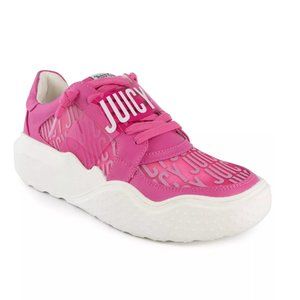 NWT JUICY COUTURE Women's Dyanna Sneakers In Bright Pink